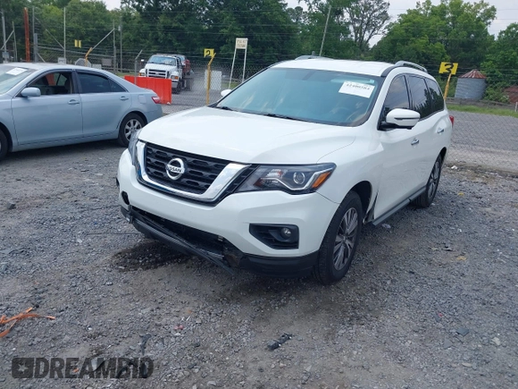 2018 Nissan Pathfinder SL with VIN 5N1DR2MN7JC634815, listed as a IAAI auction lot 42400584 with 97,886 mi miles and . Bid and sale history available at DreamBid. Image 2.