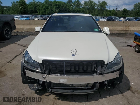 2012 Mercedes-Benz C 300 Sport with VIN WDDGF8BB9CA704373, listed as a Copart auction lot 63184325 with 86,497 mi miles and Salvage title. Bid and sale history available at DreamBid. Image 5.
