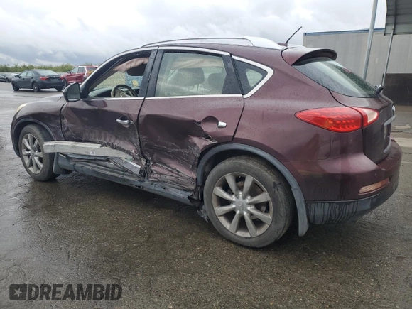 2012 Infiniti EX35 Journey with VIN JN1AJ0HP1CM401060, listed as a Copart auction lot 47703955 with 132,827 mi miles and Salvage Title. Bid and sale history available at carsss.com. Image 2.