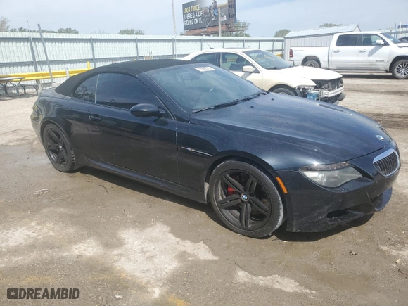 2008 BMW 6 Series M6 with VIN WBSEK93508CY79286, listed as a Copart auction lot 51989515 with 156,413 mi miles and Clean Title. Bid and sale history available at carsss.com. Image 4.