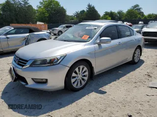 2015 Honda Accord EX-L с VIN 1HGCR2F85FA058945, выставлен на аукционе Copart как лот 58648484 с пробегом 69 096 миль миль и Списание • Salvage title. История ставок и продаж доступна на DreamBid. Изображение 1.