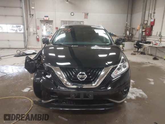 2017 Nissan Murano SL with VIN 5N1AZ2MHXHN106410, listed as a IAAI auction lot 41882207 with 152,876 mi miles and . Bid and sale history available at carsss.com. Image 13.