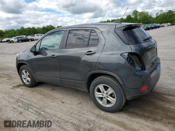 2020 Chevrolet Trax LS z VIN 3GNCJNSB7LL273019, wystawiony jako Copart lot #56684175 z przebiegiem 69 822 mil mil oraz Szkoda całkowita • Salvage title. Historia ofert i sprzedaży dostępna na DreamBid. Obrazek 2.