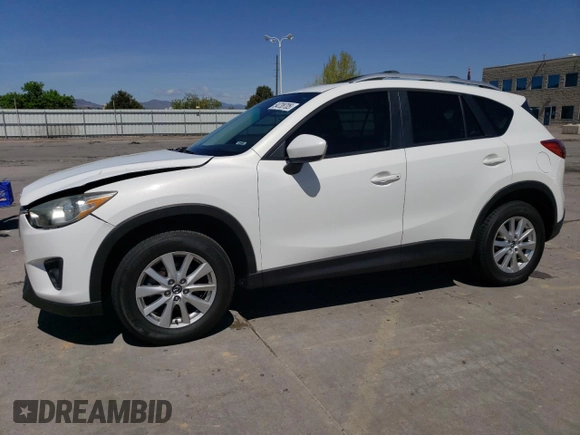 2014 Mazda CX-5 Touring z VIN JM3KE4CYXE0393443, wystawiony jako Copart lot #54738705 z przebiegiem 68 220 mil mil oraz Szkody całkowita. Historia ofert i sprzedaży dostępna na DreamBid. Obrazek 1.