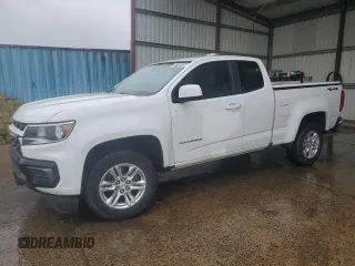 2021 Chevrolet Colorado 4WD LT with VIN 1GCHTCEA0M1253431, listed as a Copart auction lot 52182055 with 53,341 mi miles and Clean Title. Bid and sale history available at carsss.com. Image 1.
