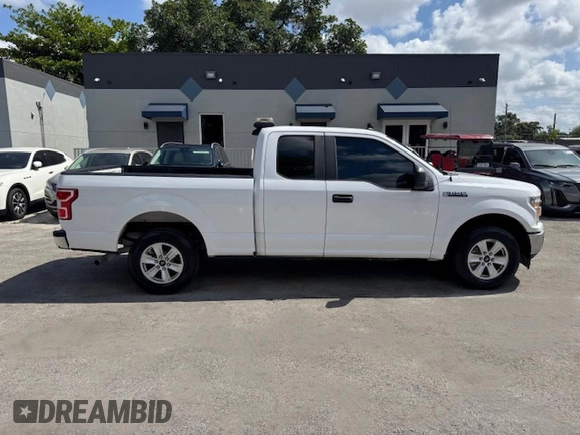 2020 Ford F-150 XL with VIN 1FTEX1C50LKE46270, listed as a Copart auction lot 54717115 with 41,241 mi miles and Non Repairable. Bid and sale history available at DreamBid. Image 13.