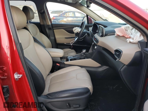 2019 Hyundai Santa Fe Ultimate with VIN 5NMS5CAA6KH132654, listed as a Copart auction lot 59274282 with 78,216 mi miles. Bid and sale history available at carsss.com. Image 5.