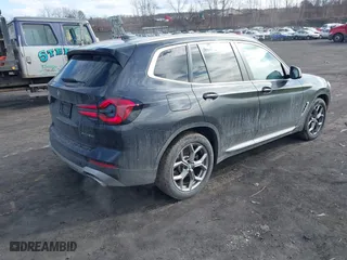 2024 BMW X3 xDrive30i with VIN WBX57DP08RN253956, listed as a IAAI auction lot 41679381 with 10,347 mi miles. Bid and sale history available at carsss.com. Image 4.