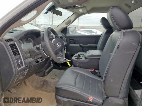 2023 Ram 1500 Tradesman with VIN 3C6JR6DG6PG671268, listed as a Copart auction lot 59573325 with 65,993 mi miles and Salvage title. Bid and sale history available at DreamBid. Image 7.