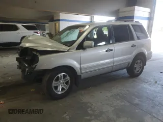 2005 Honda Pilot EX-L z VIN 5FNYF18535B042050, wystawiony jako Copart lot #54473025 z przebiegiem Nie podano mil oraz Tytuł czysty. Historia ofert i sprzedaży dostępna na DreamBid. Obrazek 1.