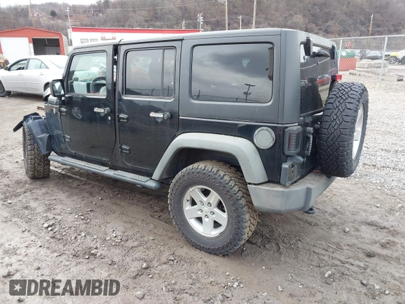 2011 Jeep Wrangler Unlimited Sport with VIN 1J4BA3H17BL552319, listed as a IAAI auction lot 41747031 with 120,751 mi miles. Bid and sale history available at carsss.com. Image 3.