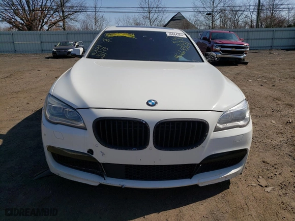2015 BMW 7 Series 750Li xDrive with VIN WBAYF8C52FG245595, listed as a Copart auction lot 46664364 with 142,984 mi miles. Bid and sale history available at carsss.com. Image 5.