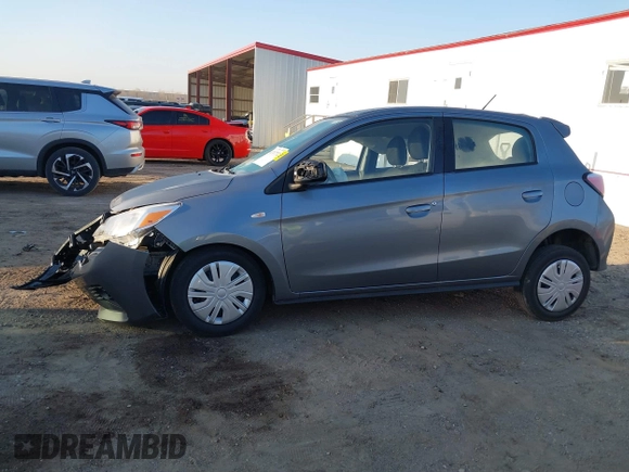 2021 Mitsubishi Mirage ES with VIN ML32AUHJ5MH010849, listed as a IAAI auction lot 41767732 with 61,383 mi miles and . Bid and sale history available at DreamBid. Image 15.