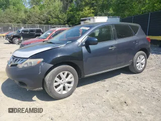 2014 Nissan Murano S with VIN JN8AZ1MW5EW519035, listed as a Copart auction lot 54246825 with 153,000 mi miles and Clean Title. Bid and sale history available at DreamBid. Image 1.