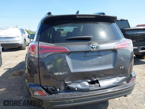 2016 Toyota RAV4 LE with VIN JTMZFREVXGJ082967, listed as a IAAI auction lot 41942424 with 46,944 mi miles. Bid and sale history available at carsss.com. Image 6.