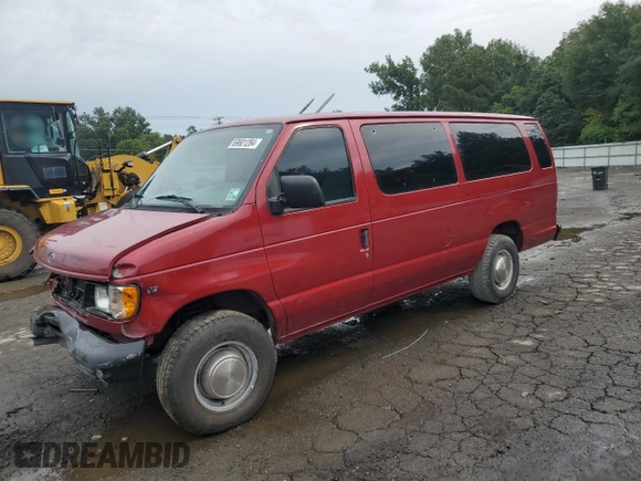 1998 Ford Econoline Wagon XL z VIN 1FBSS31L2WHB54799, wystawiony jako Copart lot #69601284 z przebiegiem 40 542 mil mil oraz Szkody całkowita. Historia ofert i sprzedaży dostępna na DreamBid. Obrazek 1.