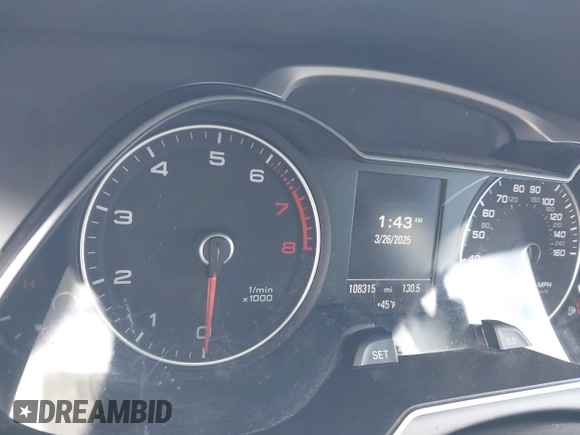 2015 Audi allroad A6 V8 with VIN WA1UFBFL1FA061366, listed as a IAAI auction lot 41870949 with 108,315 mi miles and . Bid and sale history available at DreamBid. Image 7.