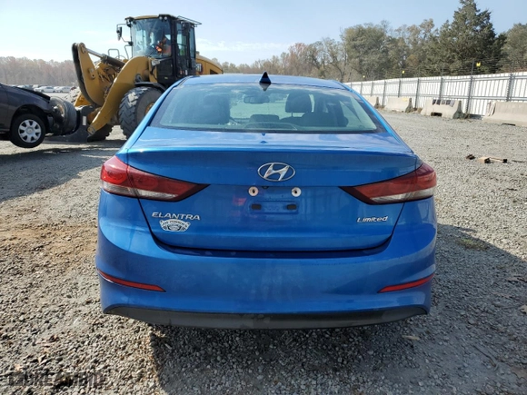 2017 Hyundai Elantra Value Edition with VIN KMHD84LF3HU143459, listed as a Copart auction lot 77525414 with NaN miles. Bid and sale history available at carsss.com. Image 6.