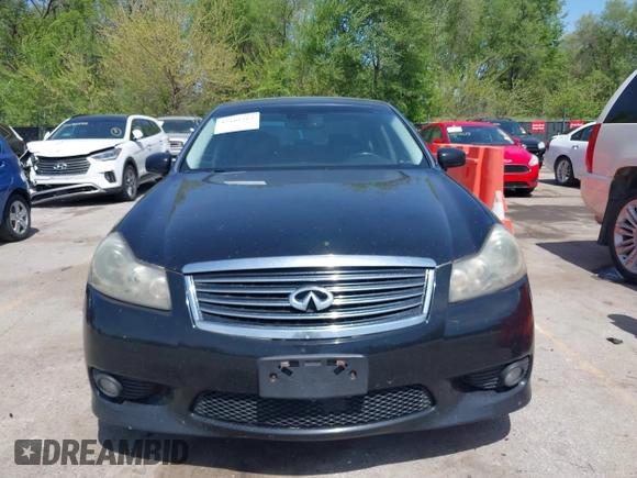 2010 Infiniti M with VIN JN1CY0AP8AM911661, listed as a IAAI auction lot 42102262 with 243,216 mi miles and . Bid and sale history available at carsss.com. Image 6.