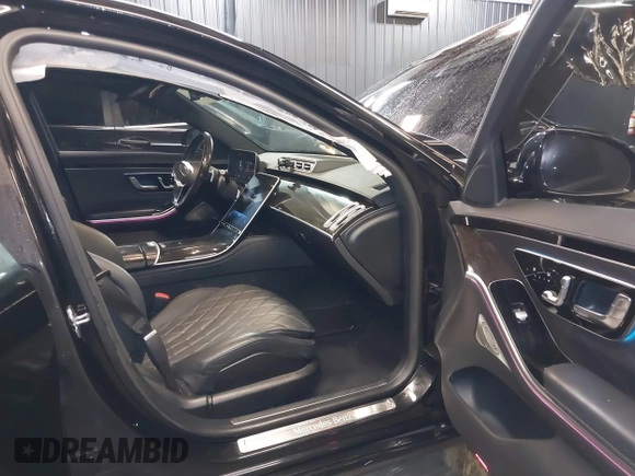 2021 Mercedes-Benz S 580 z VIN W1K6G7GBXMA032708, wystawiony jako IAAI lot #41402450 z przebiegiem 30 065 mil mil oraz . Historia ofert i sprzedaży dostępna na DreamBid. Obrazek 5.