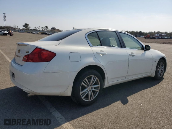 2015 Infiniti Q40 with VIN JN1CV6AR3FM524441, listed as a Copart auction lot 52998465 with 0 mi miles and Salvage Title. Bid and sale history available at carsss.com. Image 3.
