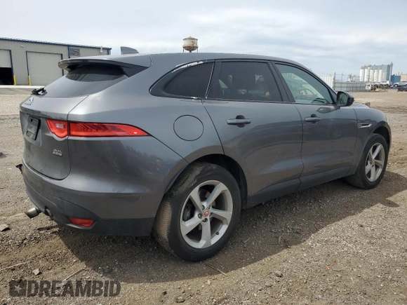 2018 Jaguar F-Pace 30t Premium with VIN SADCJ2GX2JA235993, listed as a Copart auction lot 55149465 with 107,291 mi miles and Salvage title. Bid and sale history available at DreamBid. Image 3.