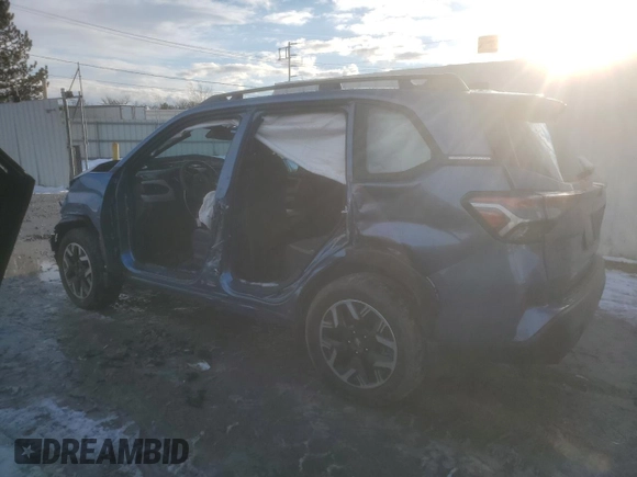 2025 Subaru Forester with VIN JF2SLDAC4SH457674, listed as a Copart auction lot 83403814 with 1,553 mi miles and Salvage title. Bid and sale history available at DreamBid. Image 2.