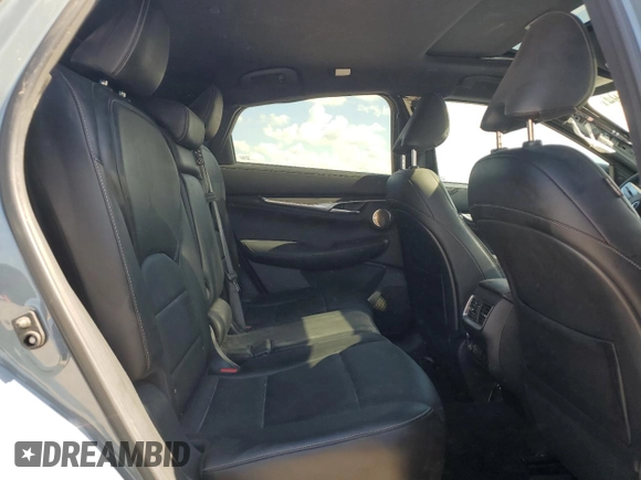 2022 Infiniti QX55 Sensory with VIN 3PCAJ5L38NF104572, listed as a Copart auction lot 60734894 with 23,736 mi miles and Salvage title. Bid and sale history available at DreamBid. Image 11.