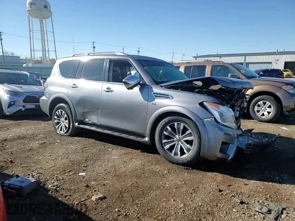 2019 Nissan Armada SV with VIN JN8AY2NC3K9580617, listed as a Copart auction lot 78830024 with 106,872 mi miles and Salvage Title. Bid and sale history available at carsss.com. Image 14.