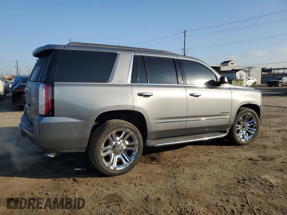 2018 GMC Yukon SLT with VIN 1GKS1BKC9JR338958, listed as a Copart auction lot 43252885 with 80,647 mi miles and Salvage Title. Bid and sale history available at carsss.com. Image 3.