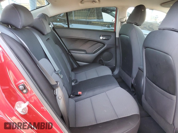 2014 Kia Forte LX with VIN KNAFX4A62E5097189, listed as a Copart auction lot 48548465 with 93,600 mi miles and Salvage Title. Bid and sale history available at carsss.com. Image 10.