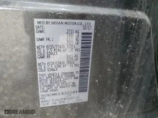 2018 Nissan Pathfinder SL with VIN 5N1DR2MM6JC620184, listed as a Copart auction lot 87311484 with 116,328 mi miles and Clean Title. Bid and sale history available at carsss.com. Image 12.
