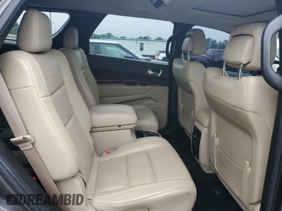 2014 Dodge Durango Citadel with VIN 1C4SDJET9EC435191, listed as a Copart auction lot 58572665 with 168,478 mi miles and Salvage title. Bid and sale history available at DreamBid. Image 11.