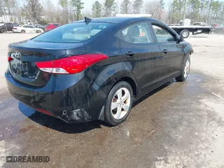 2012 Hyundai Elantra GLS with VIN KMHDH4AE3CU367530, listed as a IAAI auction lot 41897212 with 94,606 mi miles. Bid and sale history available at carsss.com. Image 4.