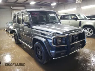 2005 Mercedes-Benz G with VIN WDCYR71E65X160243, listed as a Copart auction lot 48140075 with 164,457 mi miles and Salvage Title. Bid and sale history available at DreamBid. Image 4.