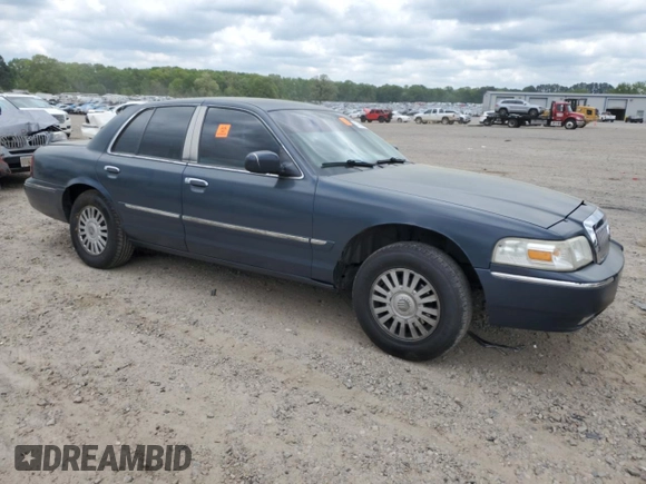 2008 Mercury Grand Marquis LS with VIN 2MEHM75V38X609387, listed as a Copart auction lot 53736825 with Not Provided miles and Salvage Title. Bid and sale history available at DreamBid. Image 4.