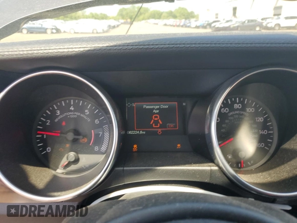 2018 Ford Mustang EcoBoost with VIN 1FA6P8TH6J5174963, listed as a Copart auction lot 61450555 with 62,224 mi miles and Salvage title. Bid and sale history available at DreamBid. Image 9.