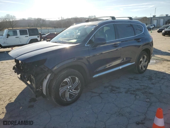 2022 Hyundai Santa Fe SEL with VIN 5NMS24AJ8NH477865, listed as a Copart auction lot 43691395 with 59,686 mi miles and Clean Title. Bid and sale history available at carsss.com. Image 1.