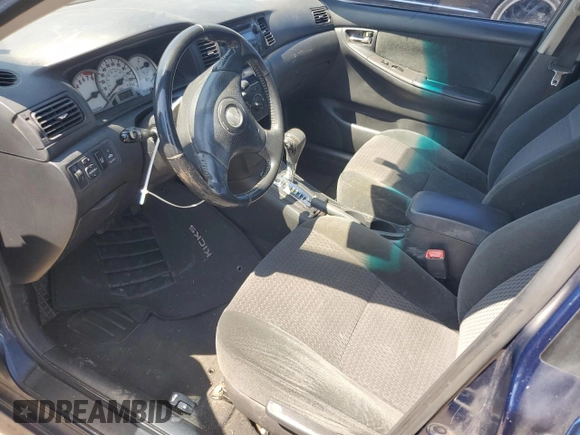 2008 Toyota Corolla CE with VIN 1NXBR32E88Z943083, listed as a Copart auction lot 52546495 with 299,999 mi miles and Salvage Title. Bid and sale history available at DreamBid. Image 7.
