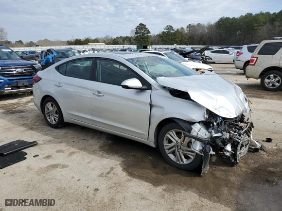 2020 Hyundai Elantra Value Edition with VIN 5NPD84LF8LH527227, listed as a Copart auction lot 45335055 with 81,400 mi miles and Salvage Title. Bid and sale history available at carsss.com. Image 4.