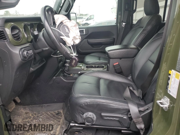 2021 Jeep Wrangler Unlimited Willys with VIN 1C4HJXDG2MW563201, listed as a Copart auction lot 50156305 with 33,372 mi miles and Salvage title. Bid and sale history available at DreamBid. Image 7.