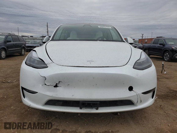 2023 Tesla Model Y Long Range with VIN 7SAYGDEEXPF839677, listed as a Copart auction lot 50845175 with 36,661 mi miles and Salvage Title. Bid and sale history available at DreamBid. Image 5.