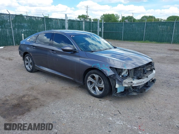 2019 Honda Accord EX with VIN 1HGCV1F44KA008325, listed as a IAAI auction lot 42168255 with 87,541 mi miles and . Bid and sale history available at DreamBid. Image 1.