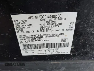 2017 Ford Police Interceptor Utility с VIN 1FM5K8AT0HGD14009, выставлен на аукционе IAAI как лот 42050424 с пробегом 100 050 миль миль и . История ставок и продаж доступна на DreamBid. Изображение 9.