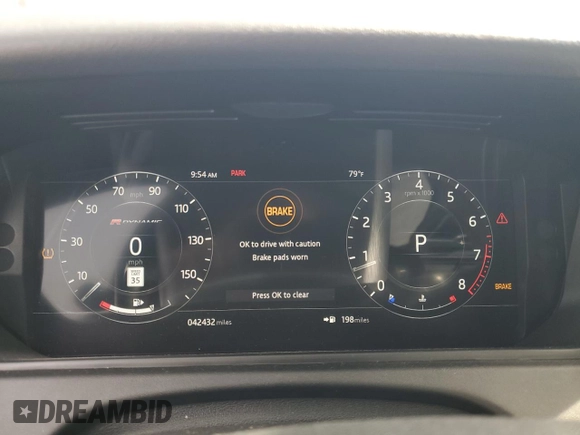 2019 Land Rover Range Rover Velar R-Dynamic SE с VIN SALYL2EX6KA210510, выставлен на аукционе Copart как лот 55458355 с пробегом 42 432 миль миль и Списание • Salvage title. История ставок и продаж доступна на DreamBid. Изображение 9.