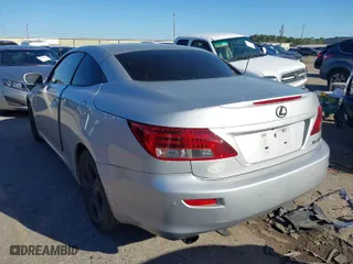2012 Lexus IS 250C with VIN JTHFF2C29C2524191, listed as a IAAI auction lot 41748874 with 115,134 mi miles. Bid and sale history available at carsss.com. Image 3.
