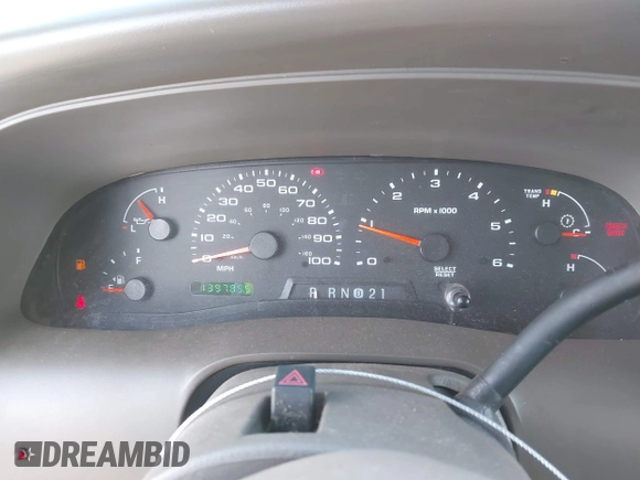 2003 Ford Excursion with VIN 1FMNU44SX3EA91794, listed as a IAAI auction lot 42533962 with 139,785 mi miles and . Bid and sale history available at DreamBid. Image 7.