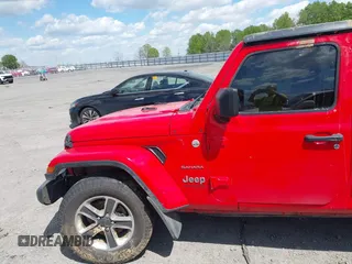 2018 Jeep Wrangler Unlimited Sahara with VIN 1C4HJXEG6JW174359, listed as a IAAI auction lot 42009968 with 79,830 mi miles and . Bid and sale history available at DreamBid. Image 22.
