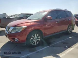 2015 Nissan Pathfinder SL z VIN 5N1AR2MN0FC618594, wystawiony jako Copart lot #52500135 z przebiegiem 140 200 mil mil oraz Czysty tytuł • Clean title. Historia ofert i sprzedaży dostępna na DreamBid. Obrazek 1.