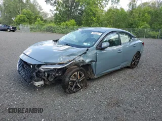 2024 Nissan Sentra SV z VIN 3N1AB8CV2RY212408, wystawiony jako Copart lot #61349405 z przebiegiem 24 175 mil mil oraz Nie do naprawy • Non repairable. Historia ofert i sprzedaży dostępna na DreamBid. Obrazek 1.